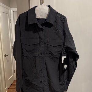 Faith Connexion Shadow Black Crinkle Jacket